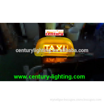 taxi cab roof sign